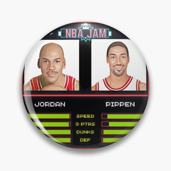 Item preview, Jordan Pippen Nba Jam Retro Basketball Art designed and sold by Christina Powers.
