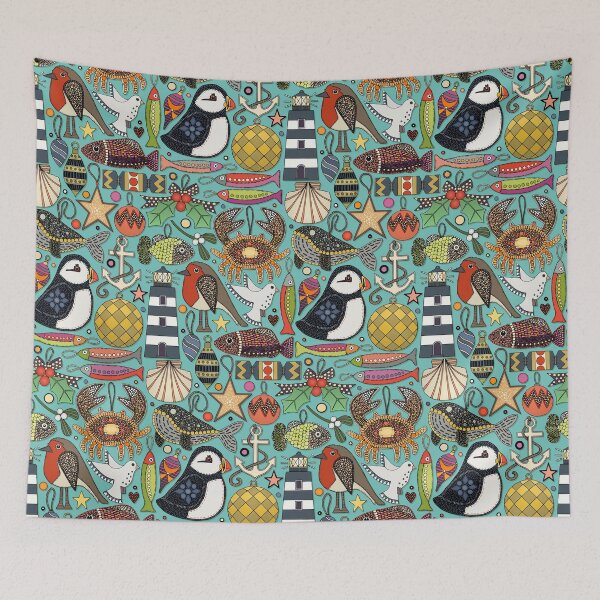 Item preview, coastal christmas decorations carbis blue designed and sold by scrummy.
