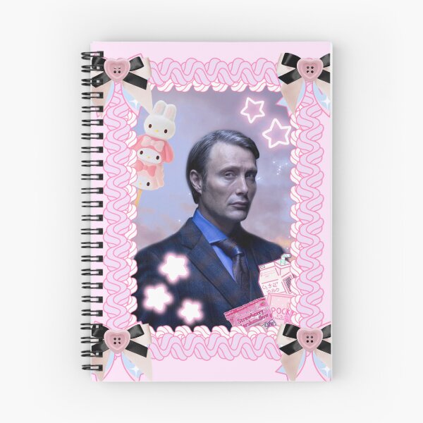 Item preview, Hannibal Lecter Pink Cutecore Frame designed and sold by PopBubbleShop.