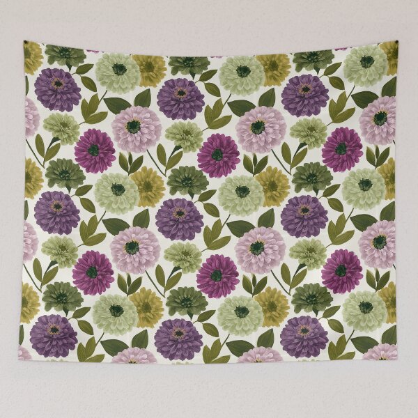 Item preview, Graceful Zinnia - Flower Bouquet Pattern - Anniversary Gifts For Mom designed and sold by RoyalStarsPatts.