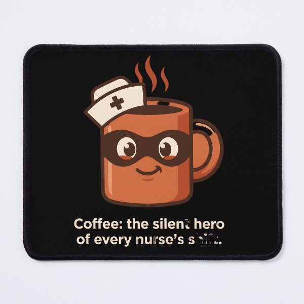 Item preview, Coffee: Nurse's Silent Hero designed and sold by Brain Fog Lab.