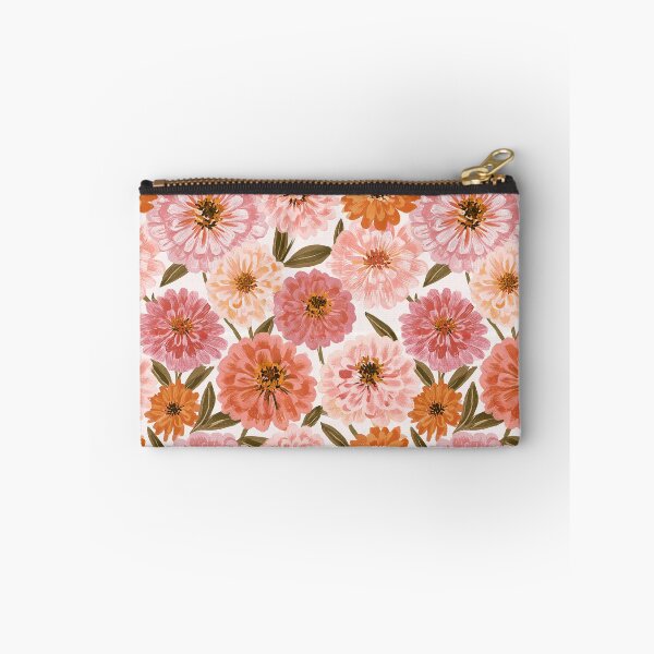 Item preview, Flourishing Zinnia Texture  - Flower Bouquet Pattern - Baby Shower Gifts designed and sold by RoyalStarsPatts.