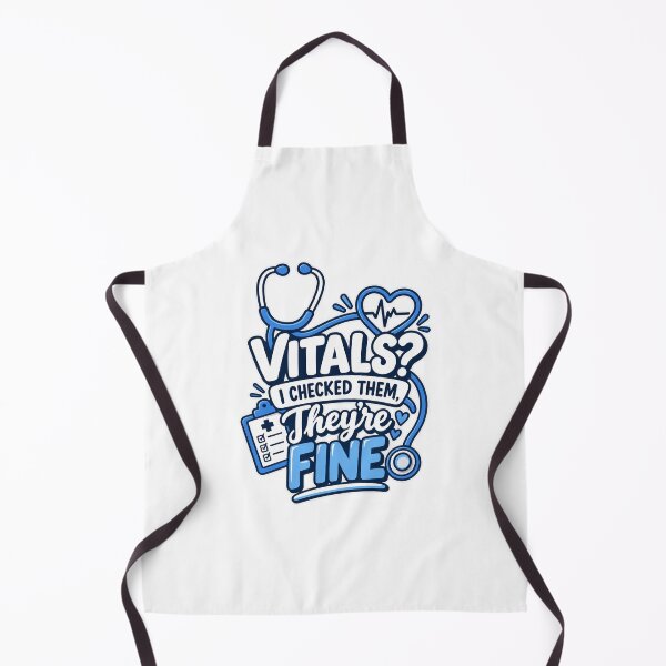 Item preview, Funny Nurse | Vitals Checked They're Fine Pun designed and sold by FBA.