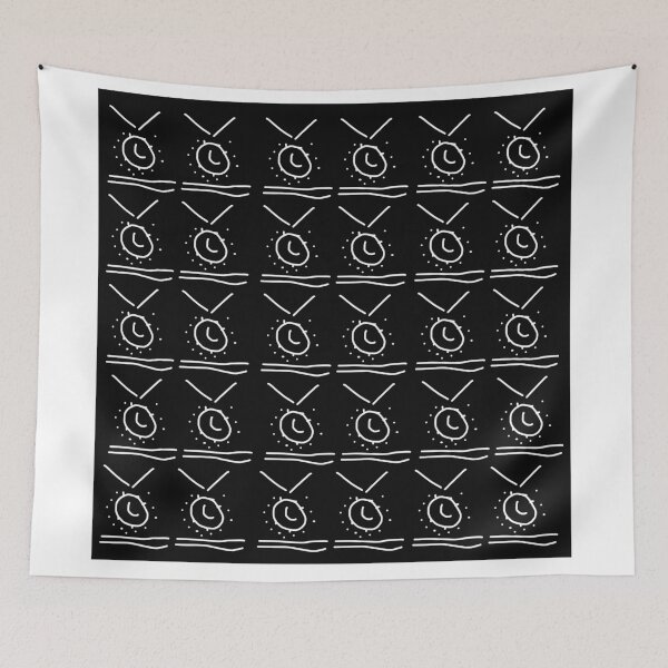 Item preview, Minimalist Clock Pattern – Repeating Clock Design designed and sold by StudioAyinla.