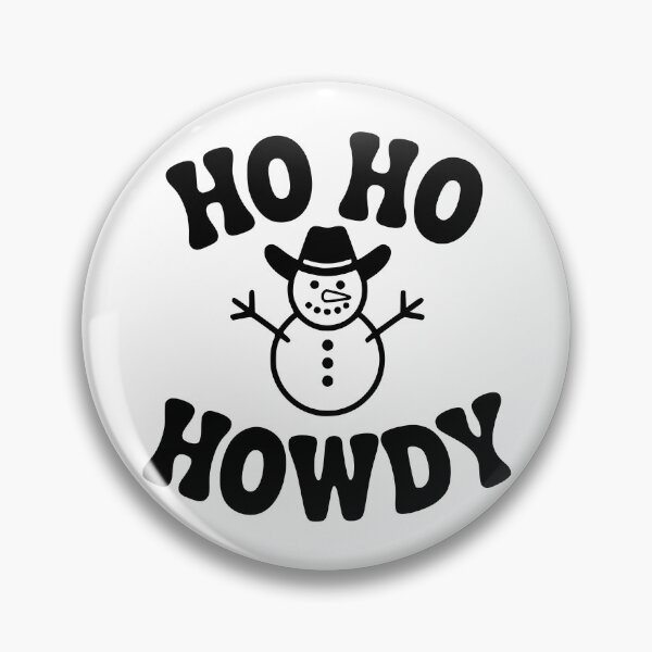 Item preview, Ho Ho Howdy Christmas Snowman Western Cowboy Holiday Design designed and sold by FloraliteCo.