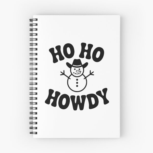 Item preview, Ho Ho Howdy Christmas Snowman Western Cowboy Holiday Design designed and sold by FloraliteCo.