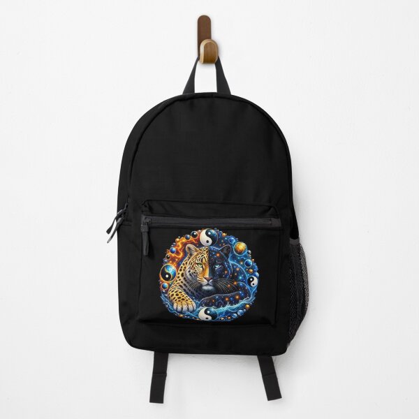 Item preview, Cosmic Yin Yang Leopards – Celestial Balance designed and sold by TroviTutto.