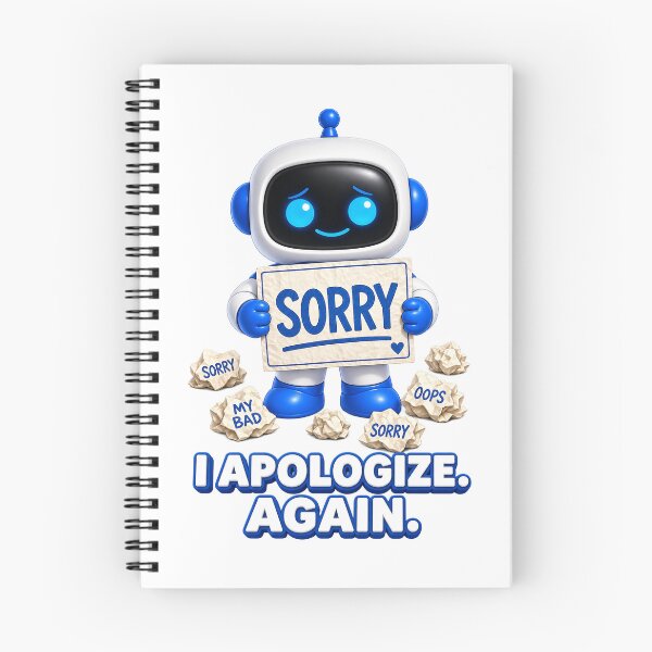 Item preview, Chatty SqueezBot I Apologize. Again. designed and sold by BSCI Designs.