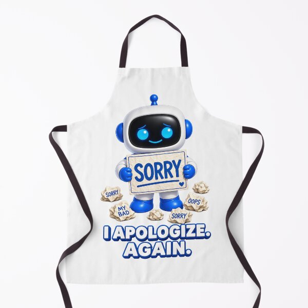 Item preview, Chatty SqueezBot I Apologize. Again. designed and sold by BSCI Designs.