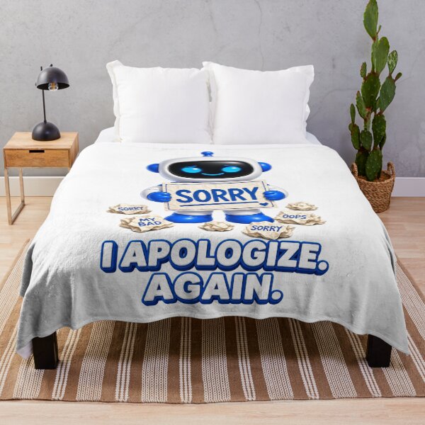 Item preview, Chatty SqueezBot I Apologize. Again. designed and sold by BSCI Designs.