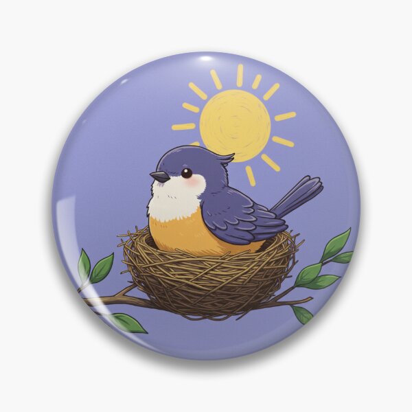 Item preview, Bird in its nest designed and sold by LuminaBlossom.