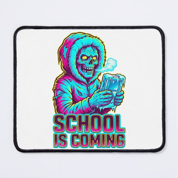 Item preview, School Is Coming Icy Handheld Console Zombie designed and sold by questark.