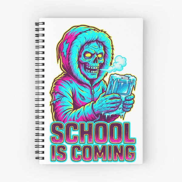 Item preview, School Is Coming Icy Handheld Console Zombie designed and sold by questark.