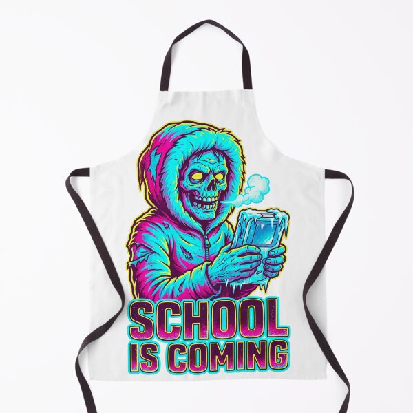 Item preview, School Is Coming Icy Handheld Console Zombie designed and sold by questark.