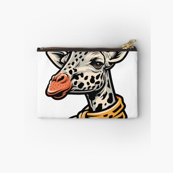 Item preview, Sticker - Decal - Stylized Giraffe with Scarf designed and sold by ForeverPrintsOK.
