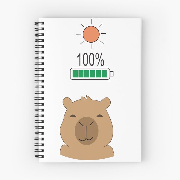 Item preview, Capybara Battery Low vs Fully Charged Coffee designed and sold by TatinkaArtskill.