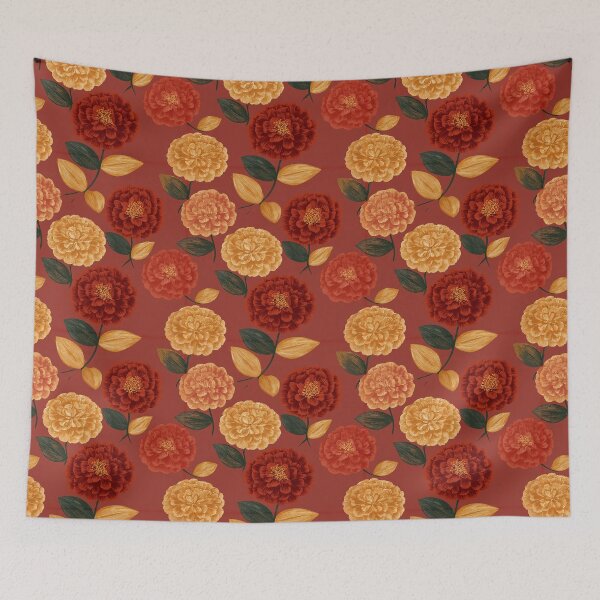 Item preview, Edgy Zinnia Texture - Hawaiian Flower Pattern - Best Friend Gifts designed and sold by RoyalStarsPatts.