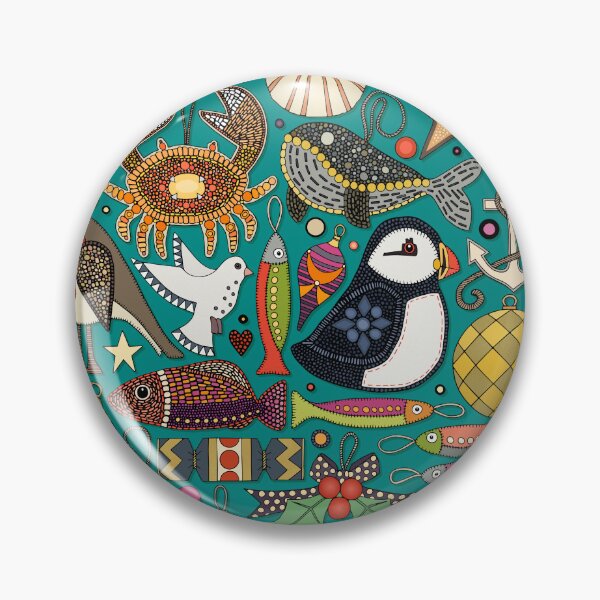 Item preview, coastal christmas decorations teal designed and sold by scrummy.