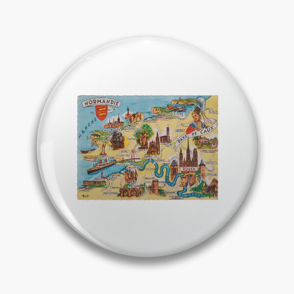 Item preview, Normandie Map designed and sold by braden-galina.