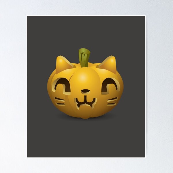 Item preview, Halloween Costume Cat Carved Pumpkin Cat Trick Treat designed and sold by Creekman Designs.