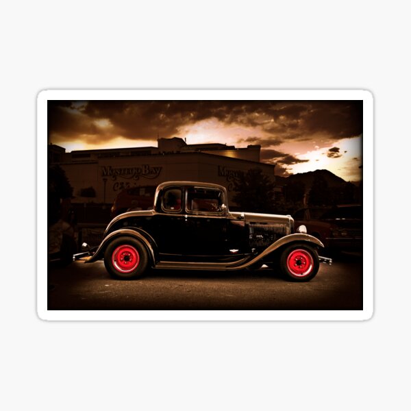 Item preview, 1932 black ford 5 window deuce coupe designed and sold by CoolCarVideos.