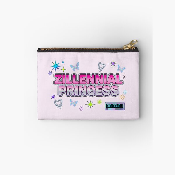 Item preview, zillennial princess retro vintage y2k 2000s pink green silver blue designed and sold by sadieillust.
