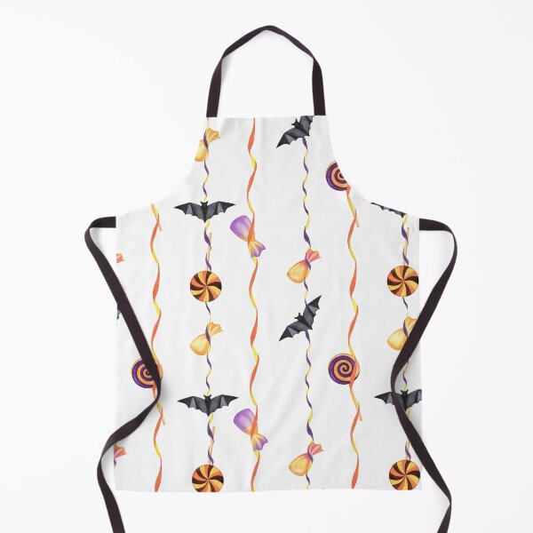 Item preview, Halloween Bat and Candy Swirl Seamless Pattern Watercolor Art designed and sold by ElenaValeto.