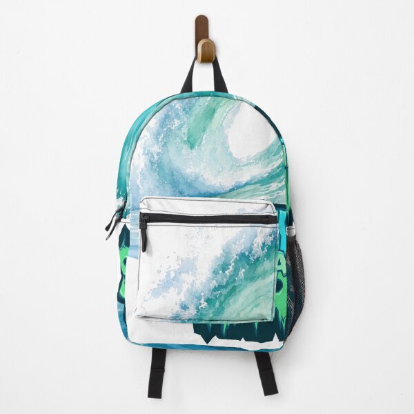 Item preview, chills and thrills surfing wave art designed and sold by introvertarts.