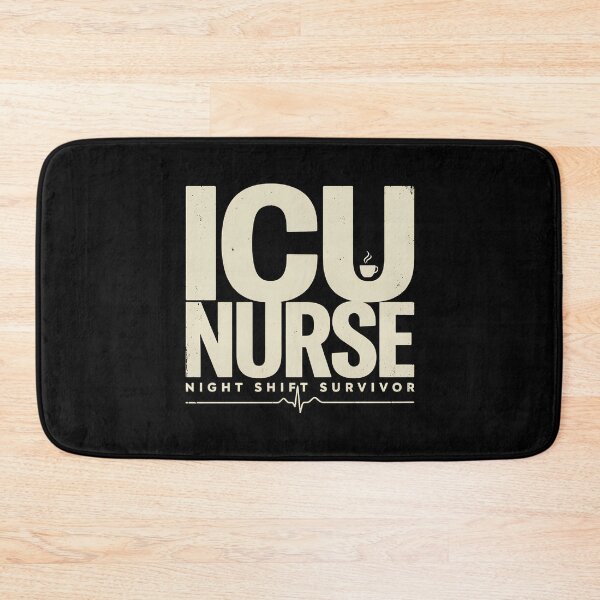Item preview, ICU Nurse Night Shift Survivor Funny Coffee Vintage designed and sold by VinsendDraconi.