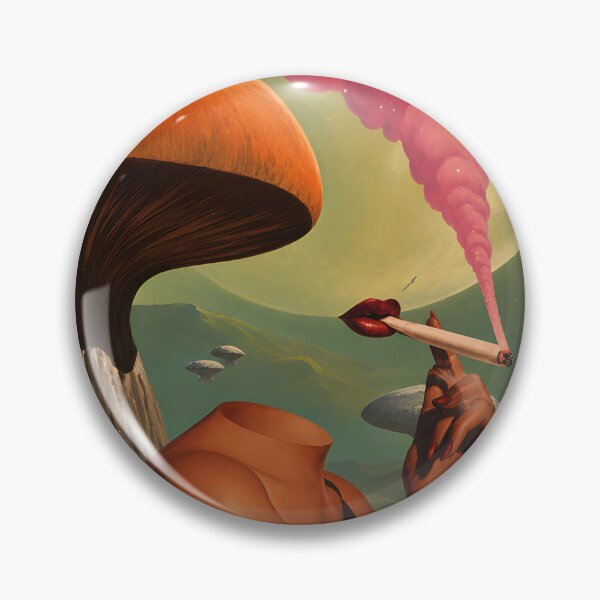 Item preview, Retro Surreal Mushroom designed and sold by BednarEvans.