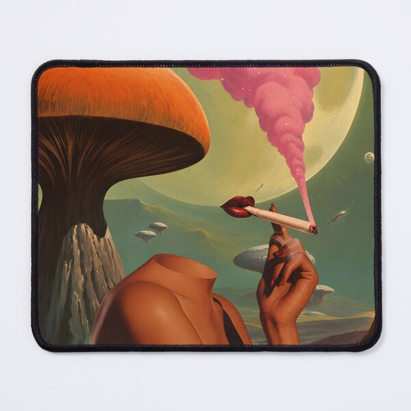 Item preview, Retro Surreal Mushroom designed and sold by BednarEvans.