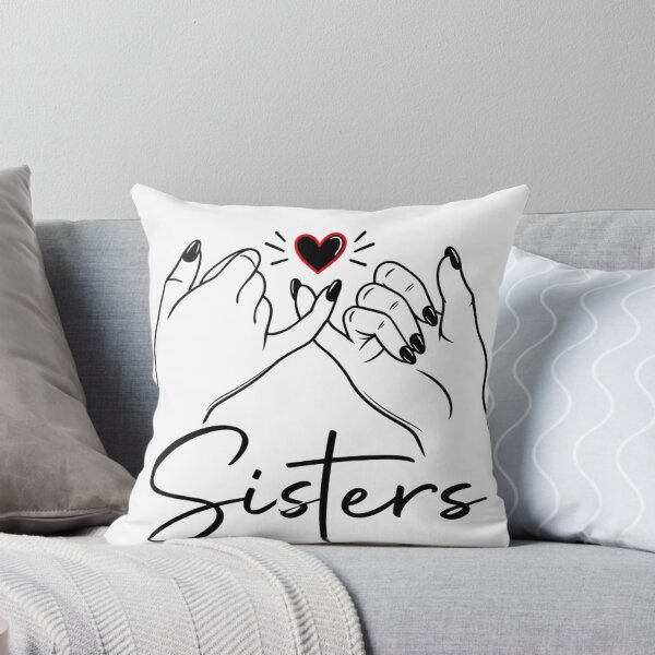 Item preview, Sisters Forever Pinky Promise – Sisterhood Love Hand Heart Design designed and sold by  Mirai_Art  ⭐⭐⭐⭐.