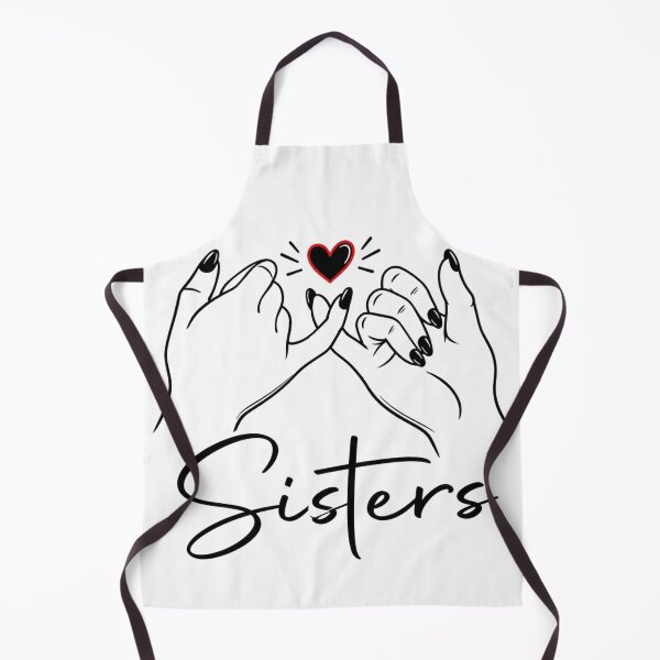 Item preview, Sisters Forever Pinky Promise – Sisterhood Love Hand Heart Design designed and sold by  Mirai_Art  ⭐⭐⭐⭐.