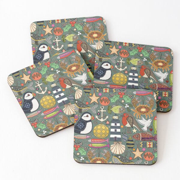Item preview, coastal christmas decorations thistle pine designed and sold by scrummy.