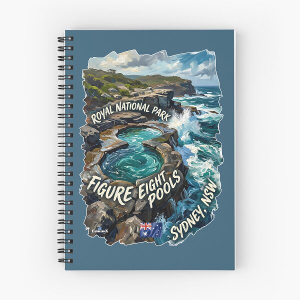 Item preview, Figure Eight Pools Sydney Australia designed and sold by EvergreenPark - Tee Studio.