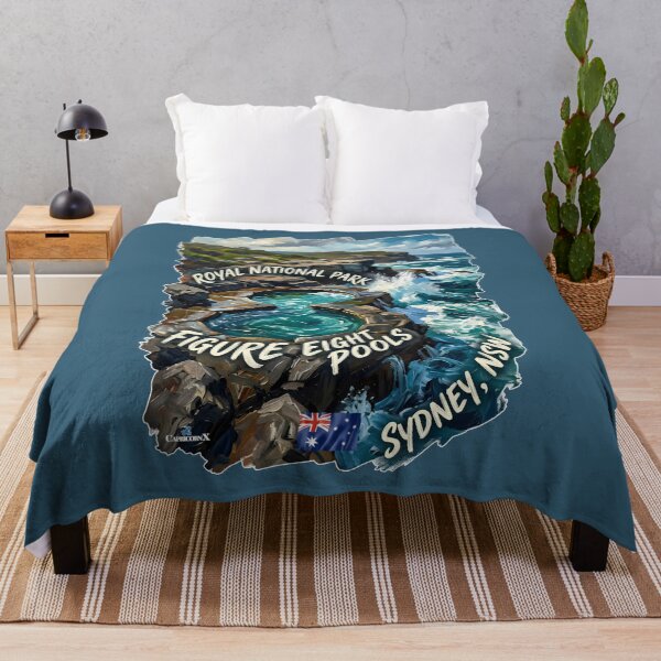 Item preview, Figure Eight Pools Sydney Australia designed and sold by EvergreenPark - Tee Studio.