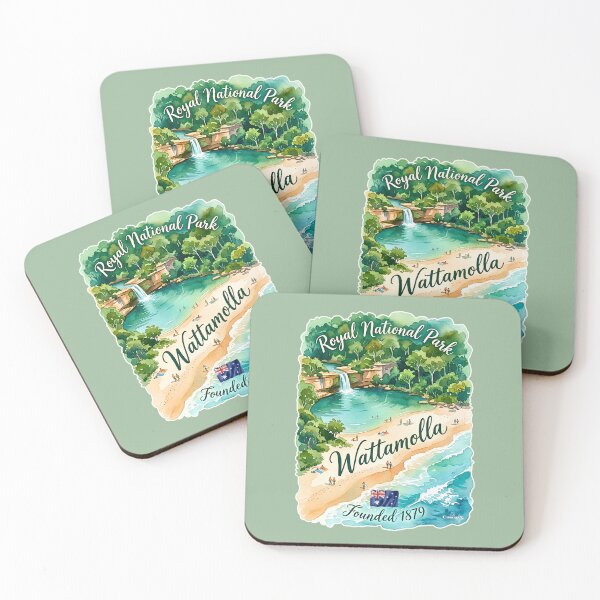 Item preview, Wattamolla Beach Royal National Park designed and sold by EvergreenPark - Tee Studio.