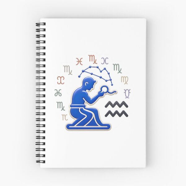Item preview, Aquarius Constellation Water Bearer Icon designed and sold by Zodiac Celestial Art.