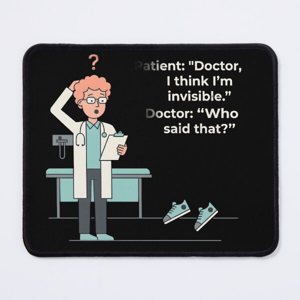 Item preview, Invisible Patient Joke designed and sold by Brain Fog Lab.