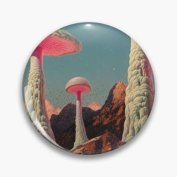 Item preview, Retro Surrealism Trippy Mushroom designed and sold by BednarEvans.