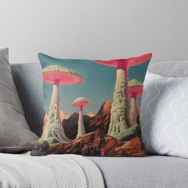Item preview, Retro Surrealism Trippy Mushroom designed and sold by BednarEvans.