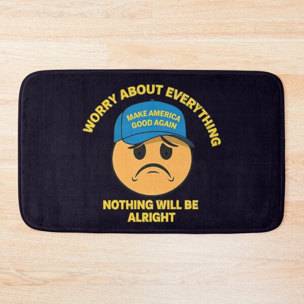 Item preview, WORRY ABOUT EVERYTHING SAD GRUMPY FACE MEME designed and sold by PRINTSCHARMINGM.
