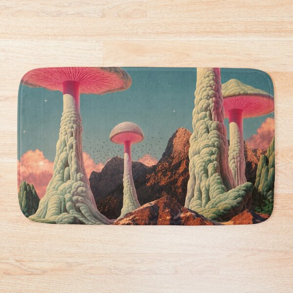 Item preview, Retro Surrealism Trippy Mushroom designed and sold by BednarEvans.