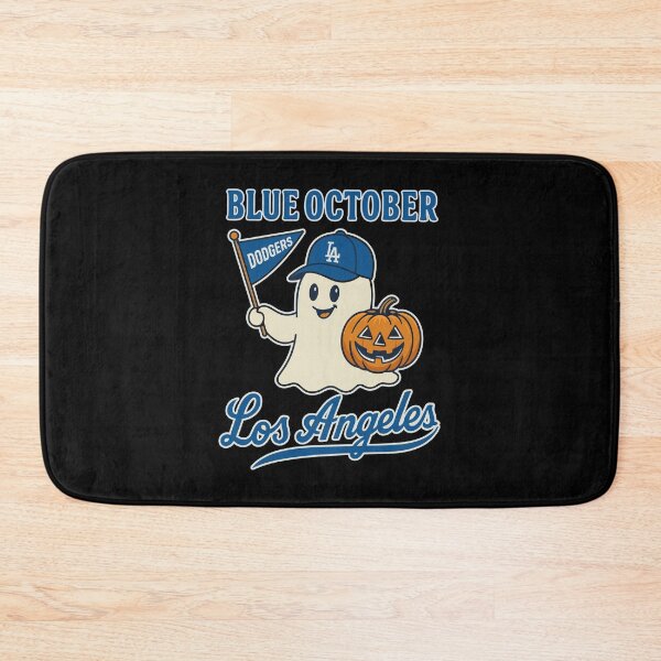 Item preview, Blue October Los Angeles Ghost Dodgers Halloween Pumpkin designed and sold by ViniBall.