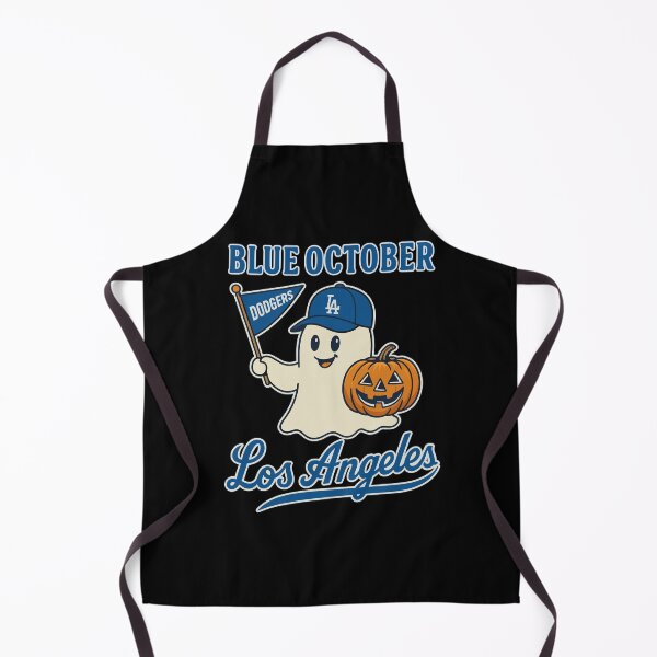 Item preview, Blue October Los Angeles Ghost Dodgers Halloween Pumpkin designed and sold by ViniBall.