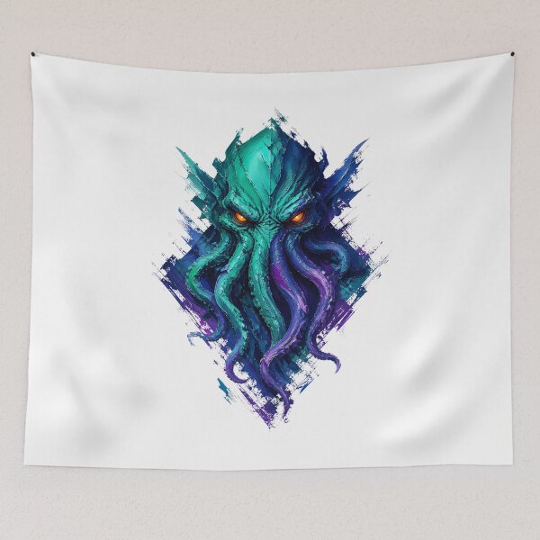 Item preview, Cthulhu Unleashed in Electric Color designed and sold by Fenay Designs.