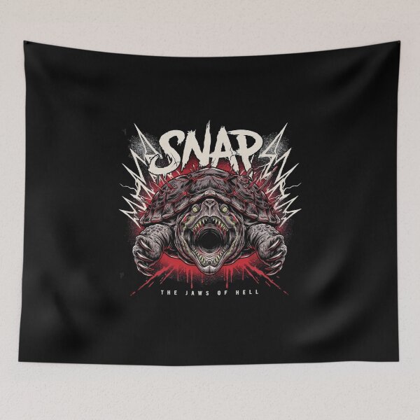Item preview, Snapping Turtle Jaws Heavy Metal Artwork designed and sold by Enea Kelo.