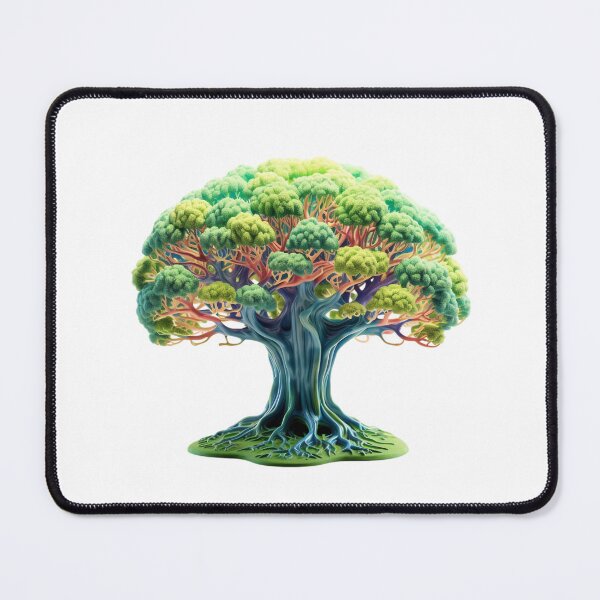 Item preview, Mystical Tree of Life – Colorful Fantasy Forest Tree designed and sold by Awarrie.