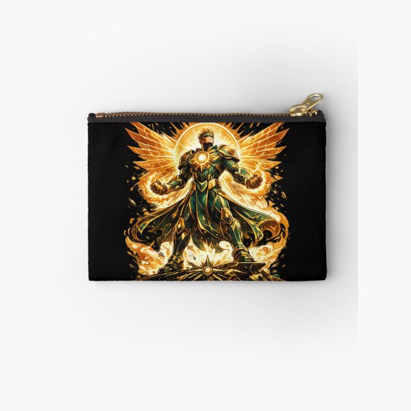 Item preview, Golden Solar Warrior Sun Energy Fantasy Hero designed and sold by irfanshikh.