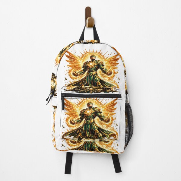 Item preview, Golden Solar Warrior Sun Energy Fantasy Hero designed and sold by irfanshikh.